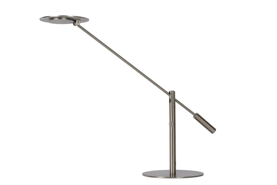 Lucide ANSELMO - Schreibtischlampe - LED Dim. - 1x9W 3000K - Chrom Matt - ausgeschaltet